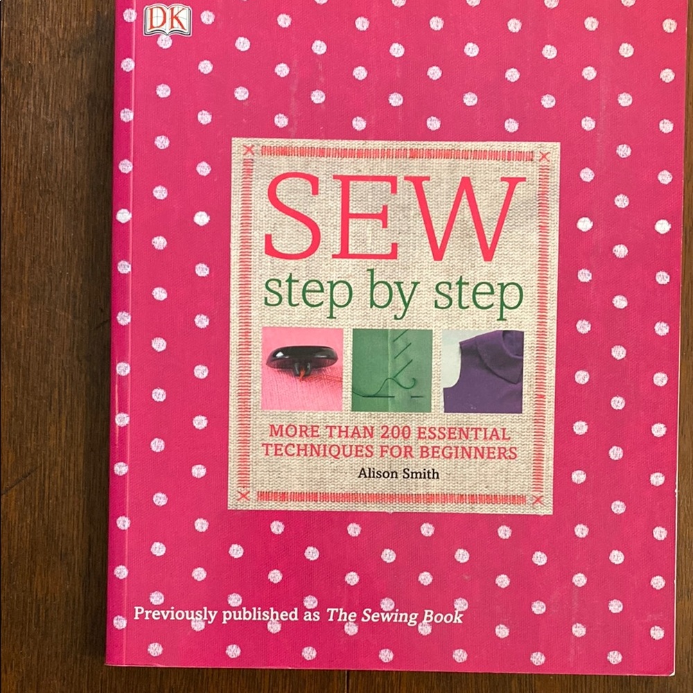 Sew Step by Step Book - Pink